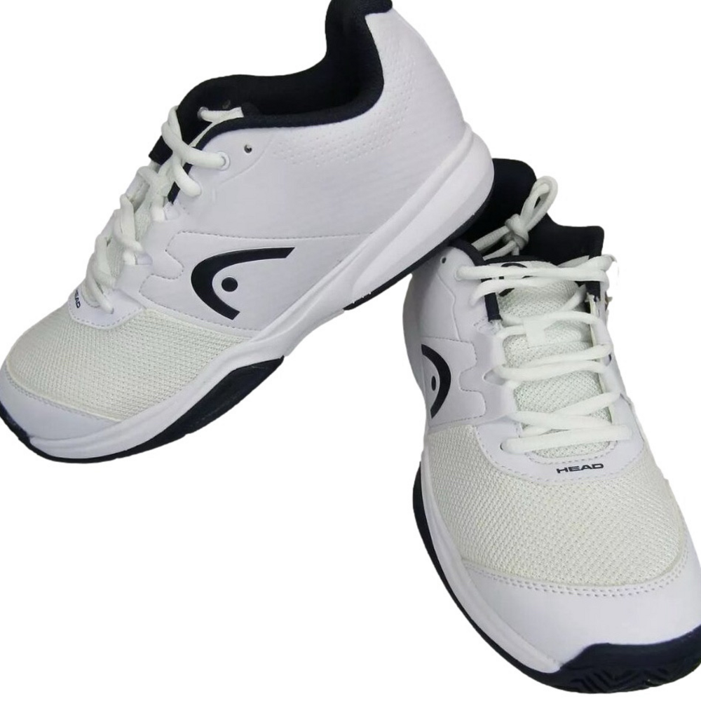 NEW HEAD Mens Revolt Court Athletic Sneakers Tennis Shoes White Blue Size 10
